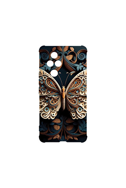 bestcase Carcasă spate antișoc pentru Honor 200 Pro, model Beauty Butterfly, ...