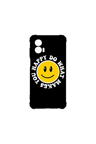 bestcase Carcasă spate antișoc pentru Motorola Edge 50 Fusion, Happy Smiley, AS 1177