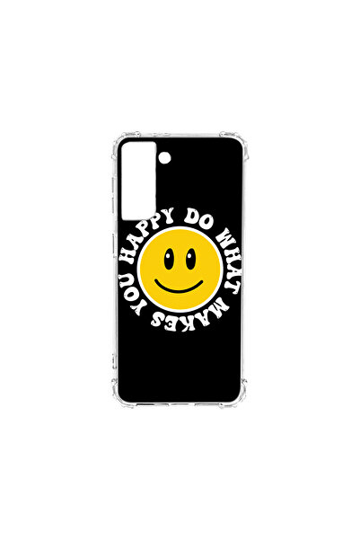 bestcase Carcasă spate antișoc pentru Samsung Galaxy S21, Happy Smiley, AS 1177