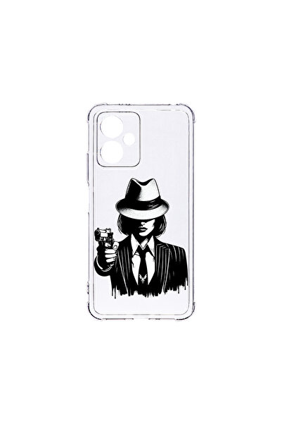 bestcase Carcasă spate antișoc pentru Motorola Moto G14, Gangster Woman, AS 1494