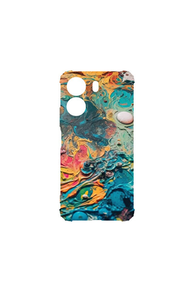bestcase Αντικραδασμική θήκη πίσω μέρους για Xiaomi Redmi 13C, ζωντανά χρώματ...