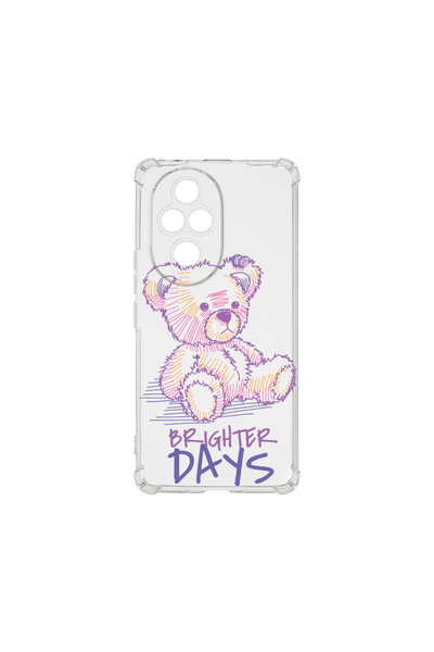 bestcase Carcasă spate antișoc pentru Honor 200 Pro, Teddy Bear Brighter Days...