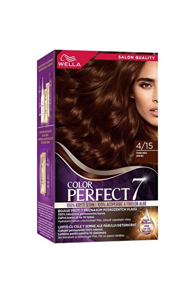 Wella Color Perfect Cold Satin Permanent Hair Dye 4/15, 135ml