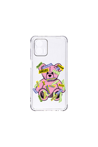 bestcase Husă spate antișoc pentru Motorola Edge 50 Fusion, Teddy Bear Amour, AS 1547
