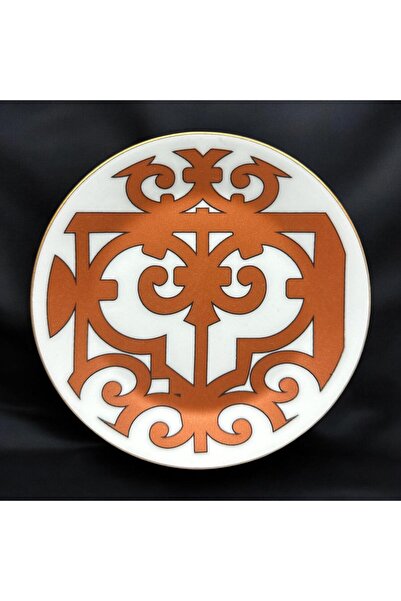 Diamond Porselen Altın Yaldızlı 17 cm Porselen Tatlı Tabağı 6’lı Set – Porsel...