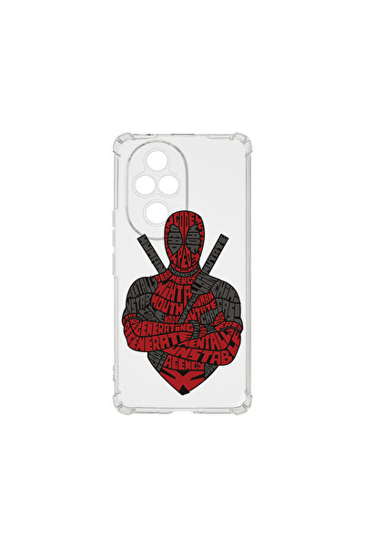 bestcase Carcasă spate antișoc pentru Honor 200 Pro, Calligraphy Dead Red, AS...