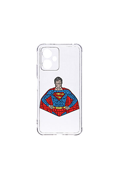bestcase Αντικραδασμική θήκη πίσω για Motorola Moto G14, Calligraphy Superman...