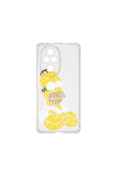 bestcase Αντικραδασμική πίσω θήκη για Honor 200 Pro, καλλιγραφία Homer Simpso...