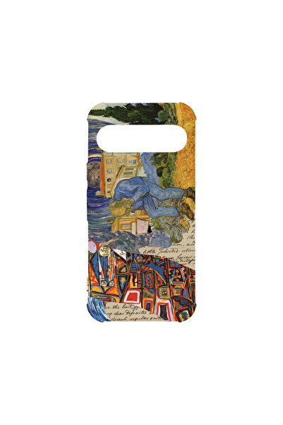 bestcase Carcasă spate antișoc pentru Google Pixel 9 Pro, stil Van Gogh, AS 1275