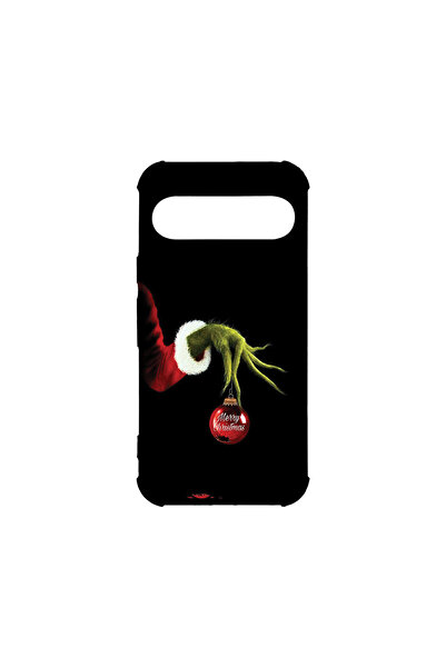 bestcase Carcasă spate antișoc pentru Google Pixel 9, Grinch de Crăciun, AS 1354