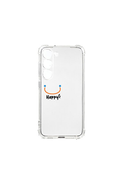 bestcase Carcasă spate antișoc pentru Samsung Galaxy S23, Be Happy, AS 1472