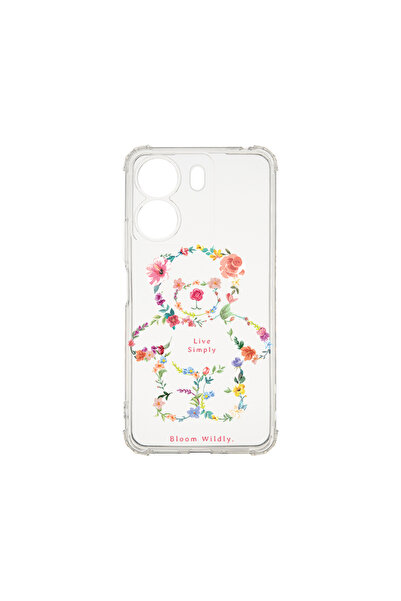 bestcase Αντικραδασμική θήκη πίσω μέρους για Xiaomi Redmi 13C, Αρκουδάκι Live...