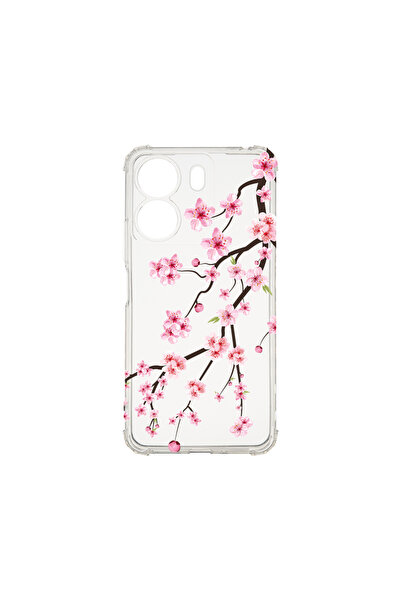 bestcase Carcasă spate antișoc pentru Xiaomi Redmi 13C, model cireș japonez, ...