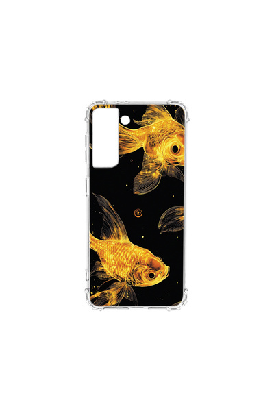 bestcase Carcasă spate antișoc pentru Samsung Galaxy S22, Gold Fishes, AS 1464