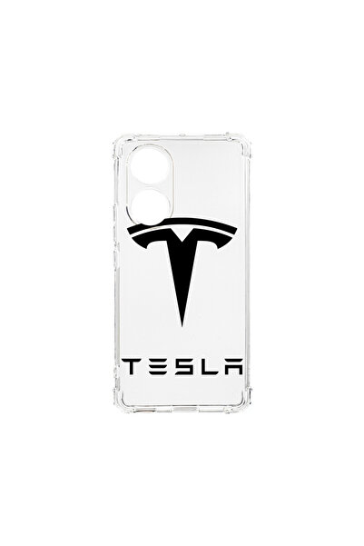 bestcase Carcasă spate antișoc pentru OPPO Reno 8T 4G, logo Tesla, AS 1710