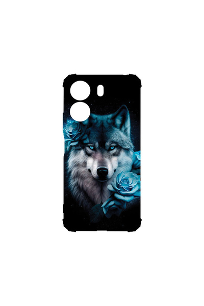 bestcase Αντικραδασμική θήκη πίσω για Xiaomi Redmi 13C, Blue Wolf, AS 1105