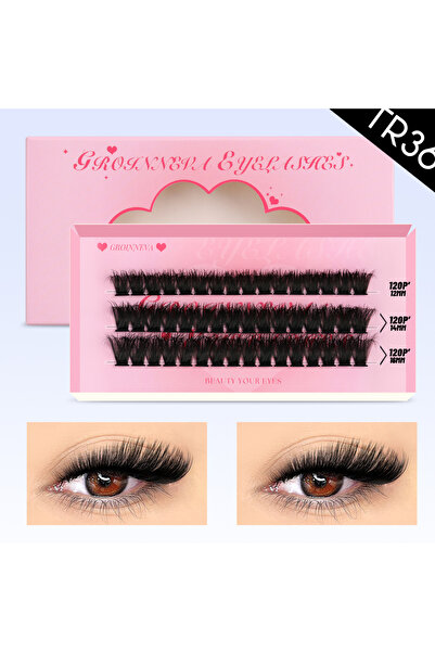 Choice8 TR36 GROINNEYA رموش متجمعة DIY رموش تمديد C تجعيد طويل رموش فردية مختلطة صينية Faux Mi