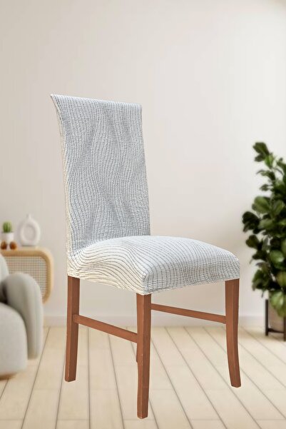 Genel Markalar JAKARLI SANDALYE KILIFI DALGA DESEN