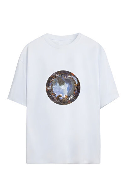 GraffTee تي شيرت قطني كبير الحجم للجنسين من جويا