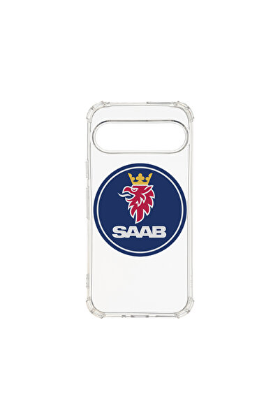 bestcase Αντικραδασμική θήκη πίσω για Google Pixel 9 Pro, λογότυπο SAAB, AS 1766