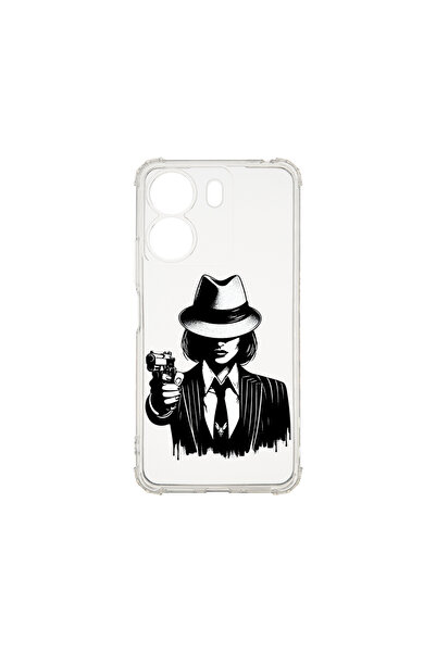 bestcase Carcasă spate antișoc pentru Xiaomi Redmi 13C, Gangster Woman, AS 1494