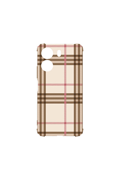 bestcase Αντικραδασμική θήκη πλάτης για Xiaomi Redmi 13C, καρό, AS 903