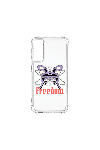 bestcase Carcasă spate antișoc pentru Samsung Galaxy S21, Freedom - Butterfly...