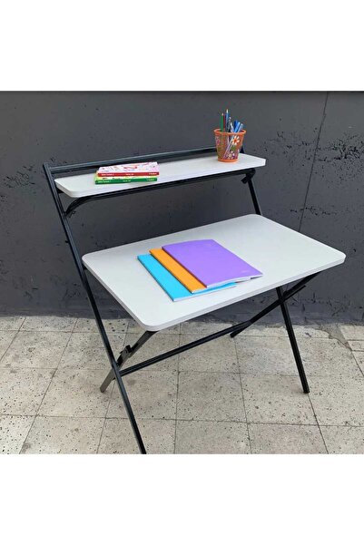 Sar Pakete 49x83 cm Çalışma Masası Metal Ayaklı Ders Çalışma Masası