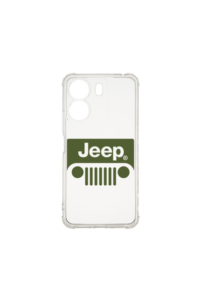 bestcase Αντικραδασμική θήκη πλάτης για Xiaomi Redmi 13C, λογότυπο Jeep, AS 1739