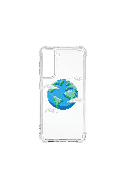 bestcase Carcasă spate antișoc pentru Samsung Galaxy S22 Plus, Minecraft Eart...
