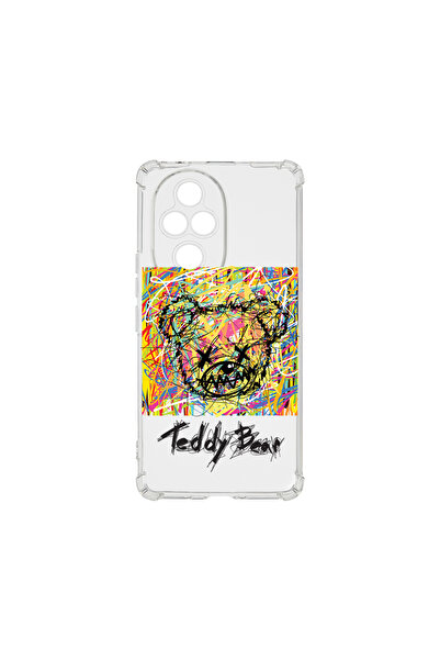 bestcase Carcasă spate antișoc pentru Honor 200 Pro, model Teddy Bear Abstrac...