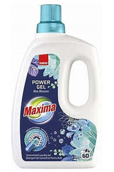 Sano MAXIMA POWER GEL, 60 spălări, 3 L - detergent lichid pentru haine