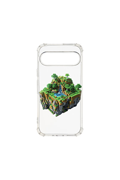 bestcase Carcasă spate antișoc pentru Google Pixel 9 Pro, Minecarft World, AS...