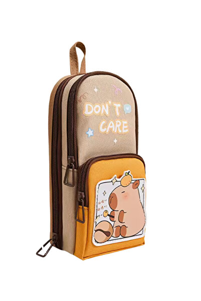Dörtel Tedarik Husă pentru creion cu desene animate Capibara, Geantă pentru c...