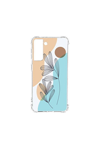 bestcase Carcasă spate antișoc pentru Samsung Galaxy S21, floare abstractă, A...