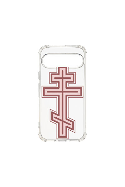 bestcase Carcasă spate antișoc pentru Google Pixel 9, Classic Cross Red, AS 1792