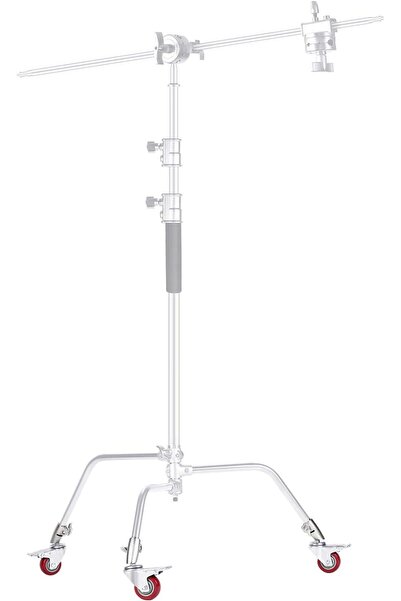 NEEWER مجموعة من 3 عجلات دوارة احترافية بقطر 75 مم، مصنوعة من معدن متين