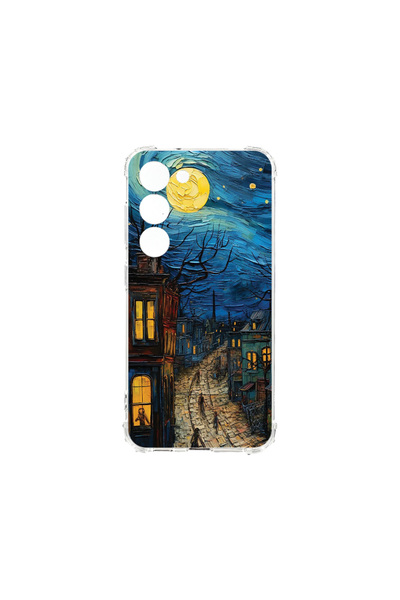 bestcase Carcasă spate antișoc pentru Samsung Galaxy S23 Plus, Van Gogh City ...