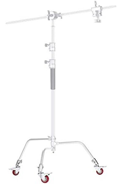 NEEWER مجموعة من 3 عجلات دوارة احترافية بقطر 75 مم، مصنوعة من معدن متين