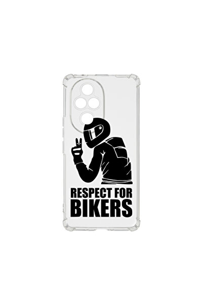 bestcase Carcasă spate antișoc pentru Honor 200 Pro, Respect For Bikers, AS 1669