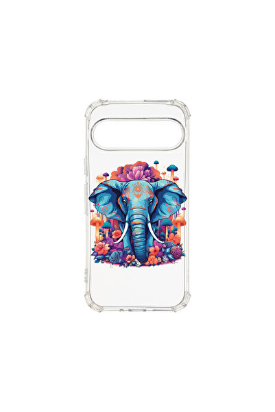 bestcase Carcasă spate antișoc pentru Google Pixel 9, Dream Colors - Elephant...