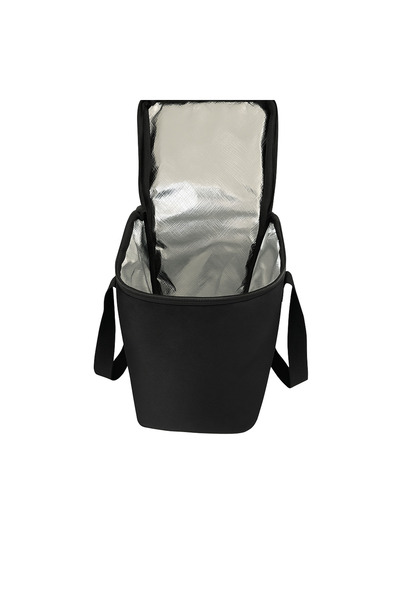 Moserini 9 Lt Thermal Cooler Bag - Insulated Outdoor Camping Picnic Ice Box for Keeping Hot and Cold - Black