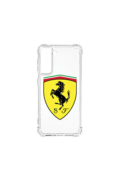 bestcase Carcasă spate antișoc pentru Samsung Galaxy S22, logo Ferrari, AS 1774