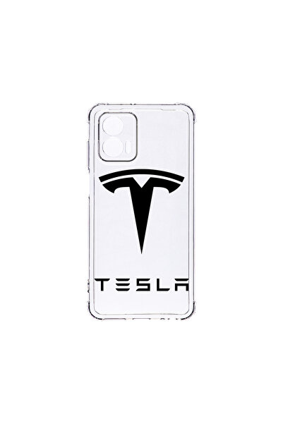 bestcase Carcasă spate antișoc pentru Motorola Edge 50 Fusion, logo Tesla, AS 1710
