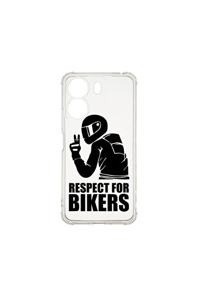 bestcase Αντικραδασμική θήκη πλάτης για Xiaomi Redmi 13C, Respect For Bikers,...