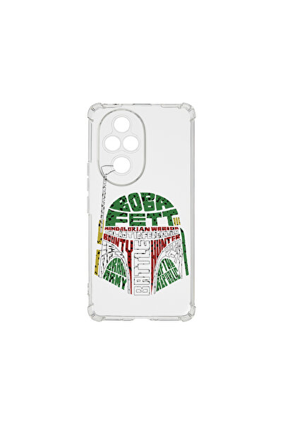 bestcase Carcasă spate antișoc pentru Honor 200 Pro, caligrafie Boba Fett, AS...