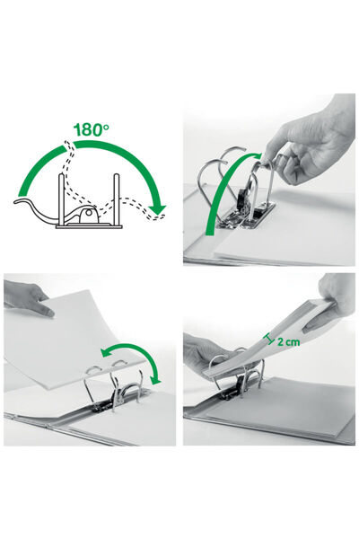 Leitz Biblioraft 180° Active Style polyfoam A4 65 mm grain