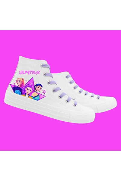 LİASSHOES Stars K-Pop Demon Hunters Demon Hunters Girls Printed Girls' Sports Shoes