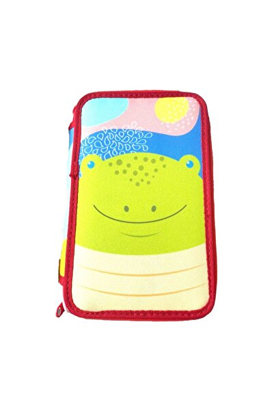 CARIOCA Pencil Case with Accessories, Color Multicolor, Material Polyester, 3 Zippers