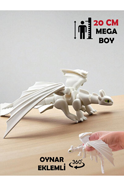 GiginGo Ejderhanı Nasıl Eğitirsin 20cm Mega Boy Figür - Oynar Eklemli Işığın ...